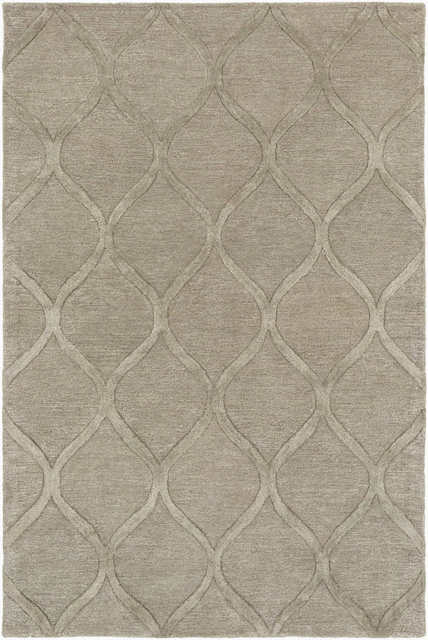 Surya Urban 7'6" X 9'6" Handmade Rug - Cozy Rustic Charm, Hand Tufted Wool & Viscose For Stylish Decor Light Gray Wool,Viscose Awub2154-7696