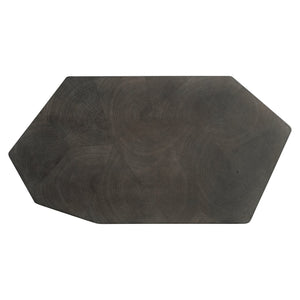 Bernhardt Bernhardt Sculptural Alton Cocktail Table — Seven-Sided Wire-Brushed Oak Top, End-Grain Detail, Casters (57.38" W) 357015