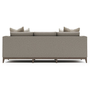 Bernhardt Bernhardt Noel Made-To-Order Fabric Sofa With Tapered Wood Legs, Oversized Arms & Coordinating Pillows P7326B