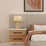 A.R.T. Furniture Portico Queen Upholstered Bed with End Panel 323125-3335W Brown 323125-3335W