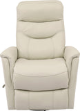 Parker House Parker Living Gemini - Ivory Swivel Glider Recliner Ivory Top Grain Leather with Match (X) MGEM#812GS-IV