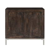 Rustic 3-Drawer Accent Chest Brown with Wood Finish P301753 Pulaski Furniture