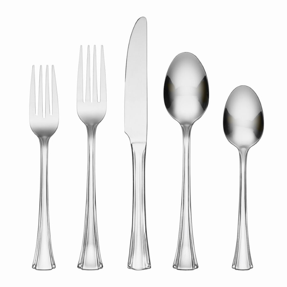 Lenox Hampton Forge Avalon 20 Piece Flatware Set Metallic, STAINLESS METAL 106A0202ES