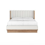 A.R.T. Furniture Portico King Upholstered Shelter Bed 323136-3335 White 323136-3335