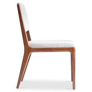 Bernhardt Bernhardt Brasea Upholstered Dining Chair Mahogany Frame Mid-century Modern Seating 394543