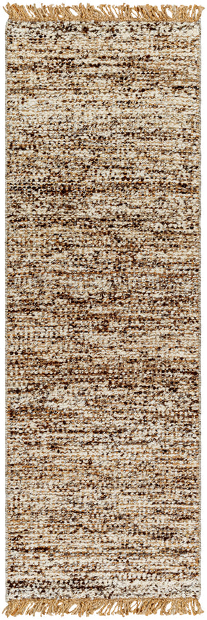 Aylin AYI-2301 2'6" x 8' Runner Handmade Rug AYI2301-268  Tan, Black, Taupe Surya