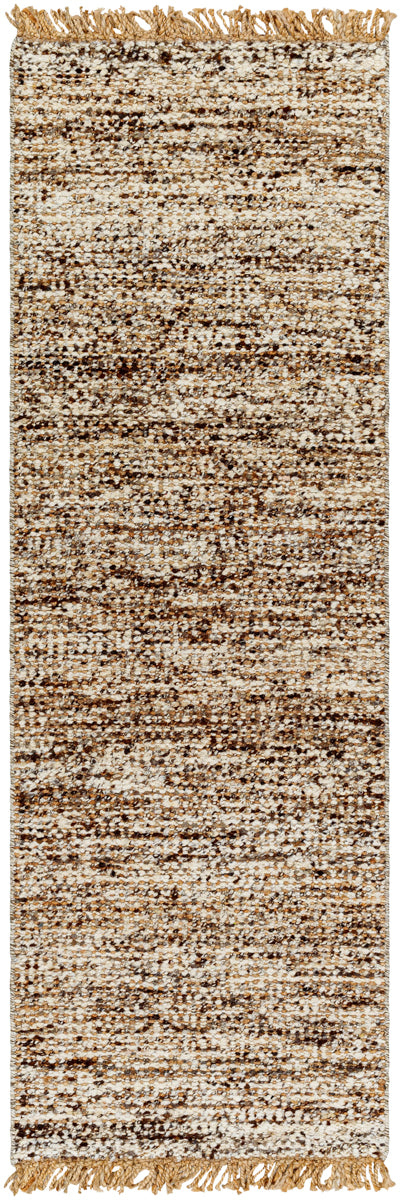 Aylin AYI-2301 2'6" x 8' Runner Handmade Rug AYI2301-268  Tan, Black, Taupe Surya