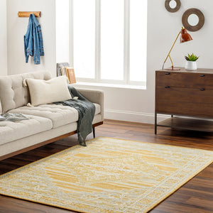 Livabliss Addyson Hand Tufted Wool Cotton Accent Rug for Entryway Hearth or Reading Nook Mustard, Light 2' x 3' AYO2302-23