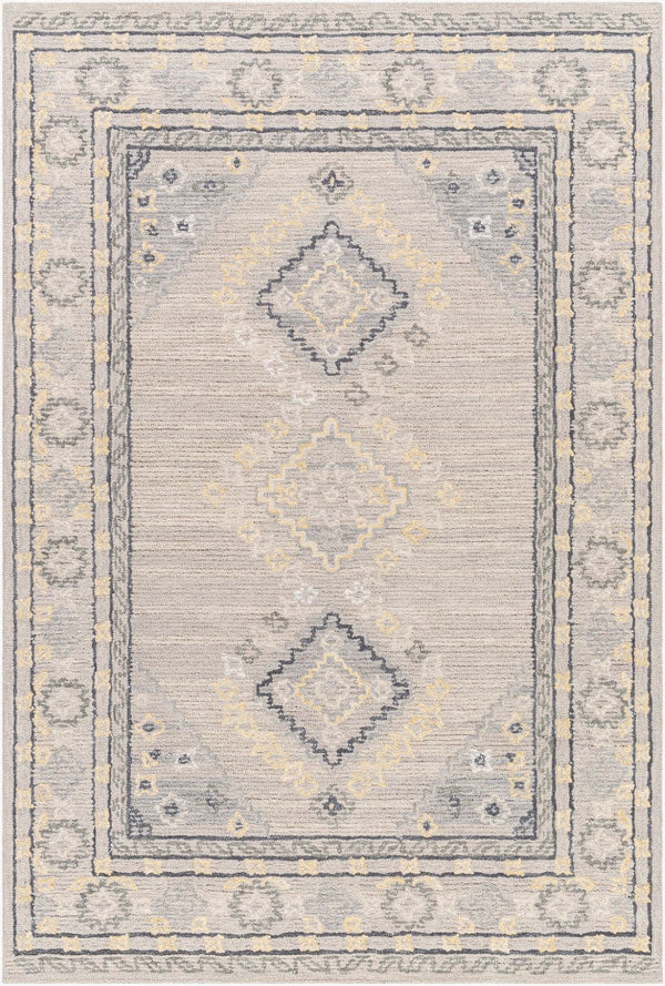 Livabliss Addyson Hand Tufted Wool Cotton Accent Rug Heritage Craft for Entryways and Compact Spaces Light Gray, Cha 2' x 3' AYO2304-23