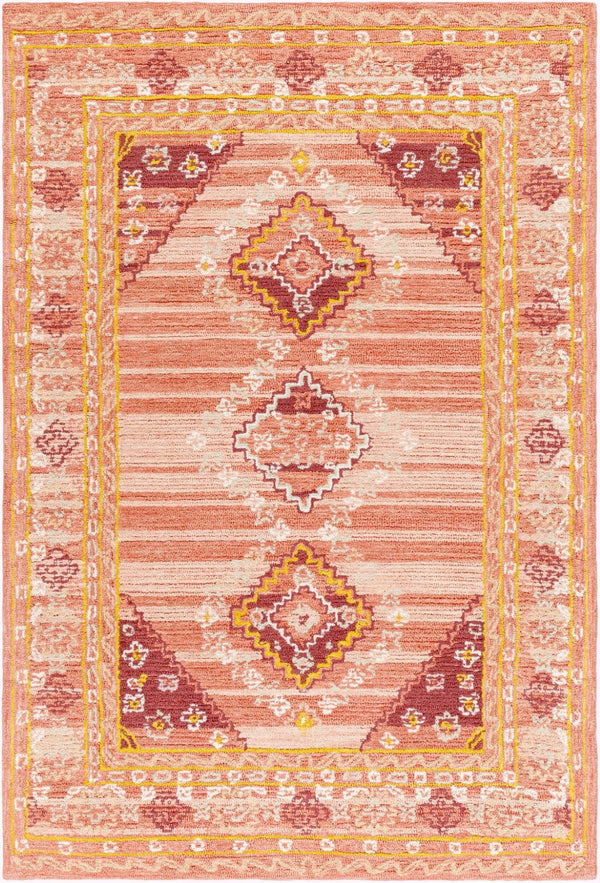 Livabliss Addyson Hand Tufted Wool Cotton Accent Rug Artisan Crafted for Entryways and Bedside Dusty Coral, Gr 9' x 12' AYO2306-912