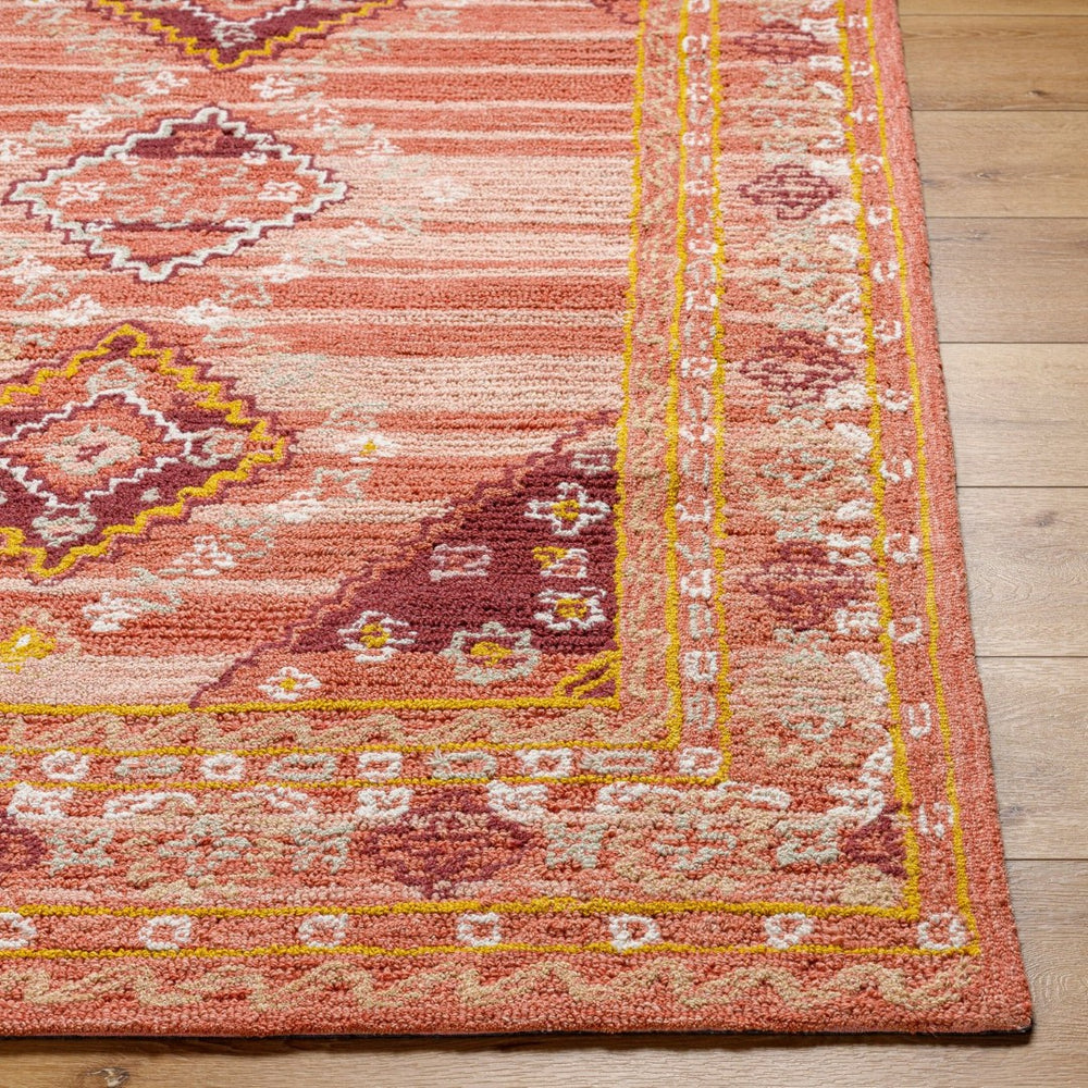 Livabliss Addyson Hand Tufted Wool Cotton Accent Rug Artisan Crafted for Entryways and Bedside Dusty Coral, Gr 9' x 12' AYO2306-912