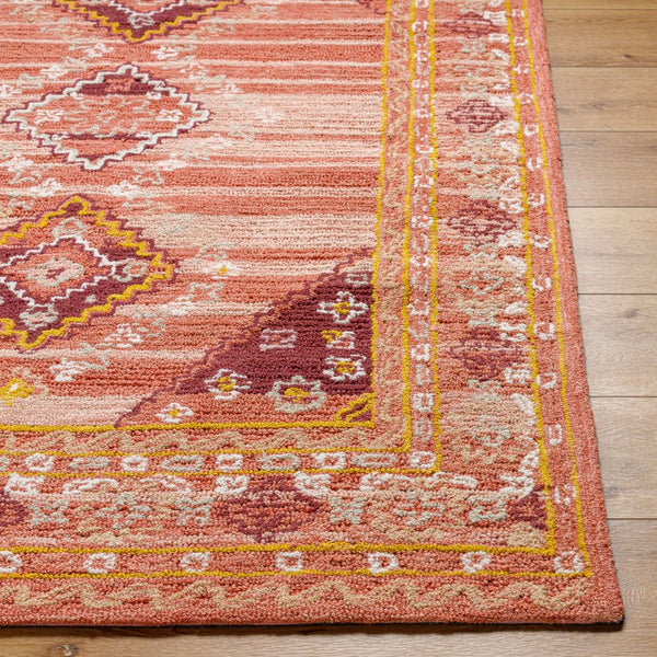 Livabliss Addyson Hand Tufted Wool Cotton Accent Rug Artisan Crafted for Entryways and Bedside Dusty Coral, Gr 9' x 12' AYO2306-912