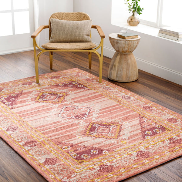 Livabliss Addyson Hand Tufted Wool Cotton Accent Rug Artisan Crafted for Entryways and Bedside Dusty Coral, Gr 9' x 12' AYO2306-912