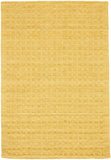 Nourison Perris PERR1 Handmade Woven No Border Indoor Only Contemporary  Rug Gold, Yellow 100% Wool 99446222930