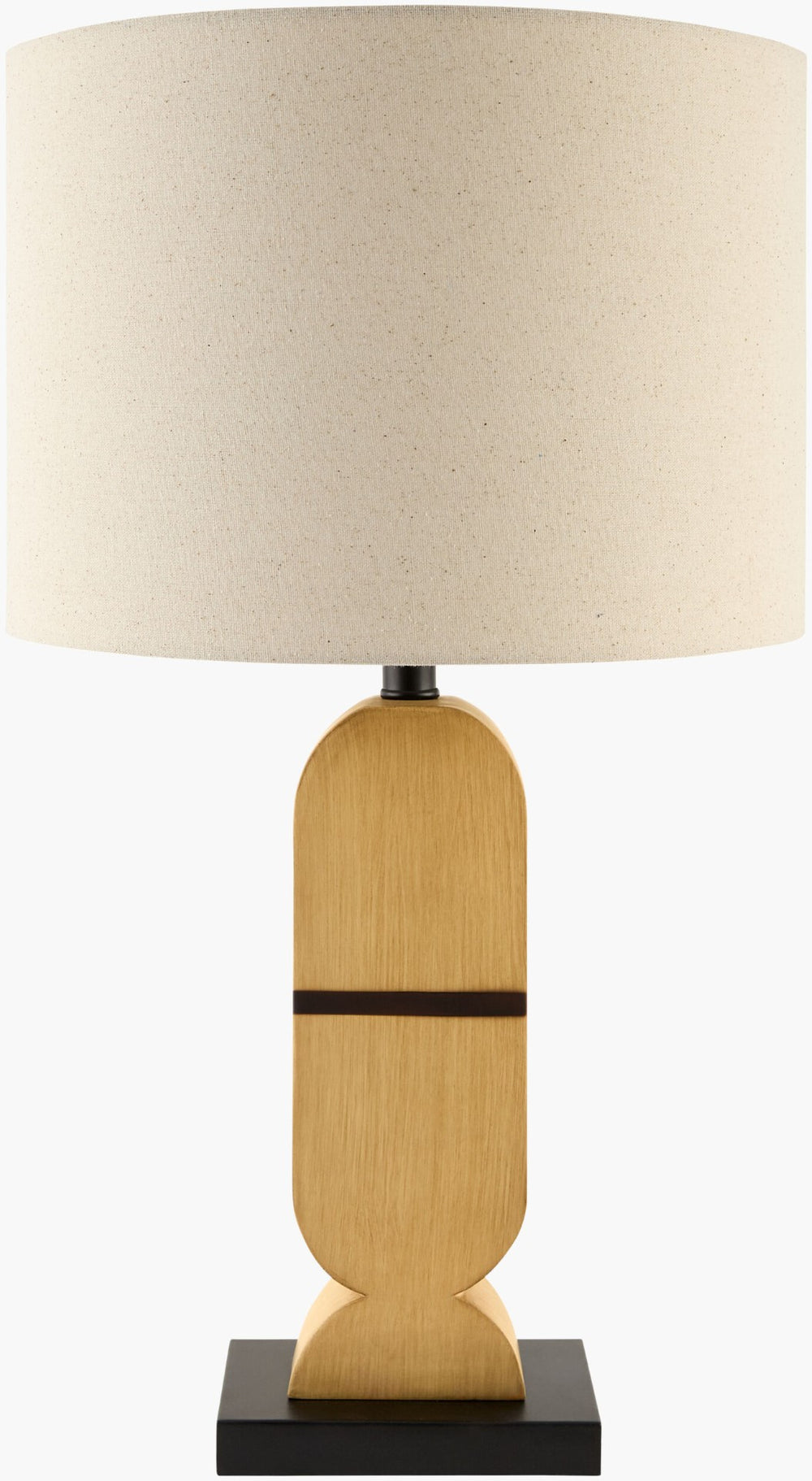 Livabliss Ayapel Hand-painted Resin Table Lamp with Linen Shade for Transitional Interiors AYP-001