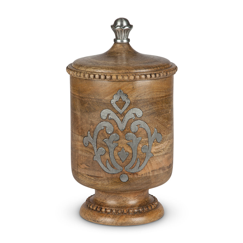 Heritage Inlay Wood Canister, 12" EAW92993 Park Hill