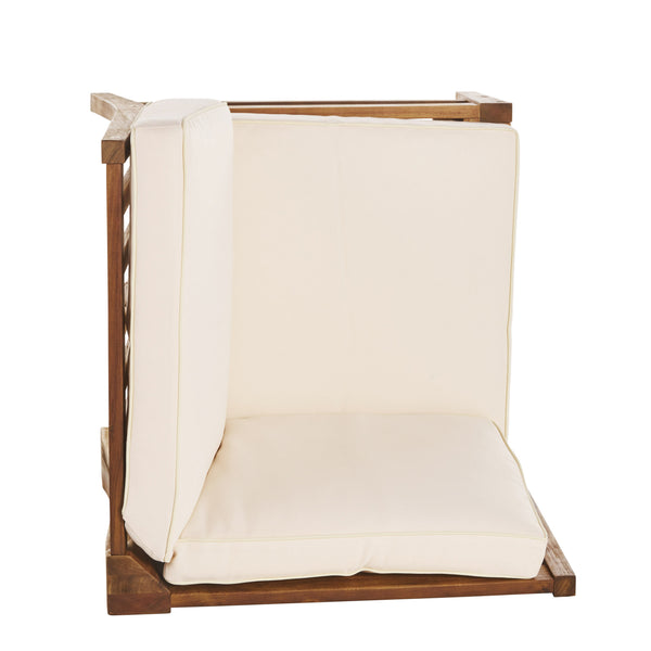 English Elm Perla Armless Accent Chair Tailored Low Profile Upholstered Seat for Living Room 58941.00CONCRM