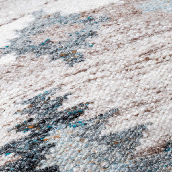 Surya Alyssa 14"L X 22"W Southwestern Accent Pillow – Unique Design, Comfort, And Easy Care For Any Room Ice Blue Recycled Pet Yarn,Cotton Ays003-2020p