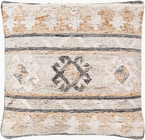 Surya Alyssa 14"L X 22"W Southwestern Accent Pillow – Unique Design, Comfort, And Easy Care For Any Room Medium Gray Recycled Pet Yarn,Cotton Ays004-2222p