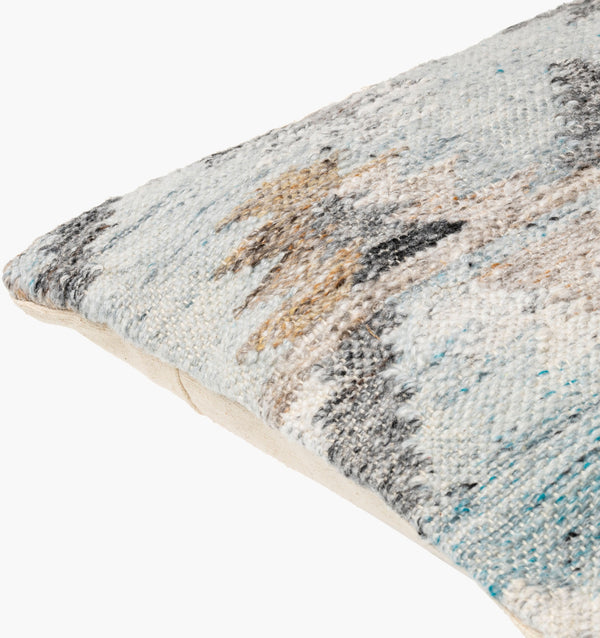 Surya Alyssa 14"L X 22"W Southwestern Accent Pillow – Unique Design, Comfort, And Easy Care For Any Room Gray Recycled Pet Yarn,Cotton Ays006-2222d