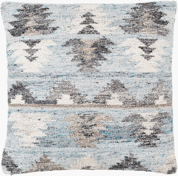 Surya Alyssa 14"L X 22"W Southwestern Accent Pillow – Unique Design, Comfort, And Easy Care For Any Room Gray Recycled Pet Yarn,Cotton Ays006-2020d