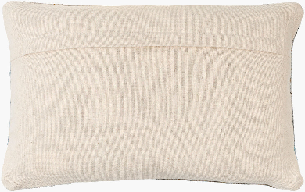 Surya Alyssa 14"L X 22"W Southwestern Accent Pillow – Unique Design, Comfort, And Easy Care For Any Room Gray Recycled Pet Yarn,Cotton Ays007-1818d