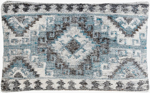 Surya Alyssa 14"L X 22"W Southwestern Accent Pillow – Unique Design, Comfort, And Easy Care For Any Room Gray Recycled Pet Yarn,Cotton Ays007-1422d