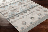 Alyssa AYS-2300 9' x 12' Handmade Rug AYS2300-912  Ice Blue, White, Black, Medium Brown, Dark Blue, Blue Surya