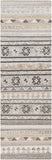 Alyssa AYS-2301 2'6" x 8' Handmade Rug AYS2301-268  Medium Gray, Ivory, Brown, Tan, Gray, Off-White Surya