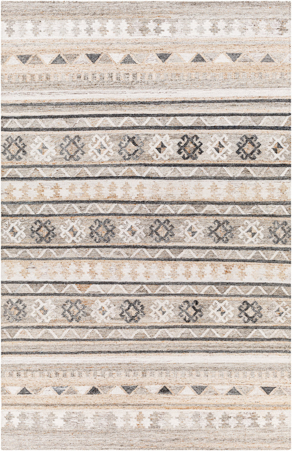 Alyssa AYS-2301 9' x 12' Handmade Rug AYS2301-912  Medium Gray, Ivory, Brown, Tan, Gray, Off-White Surya