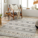 Alyssa AYS-2301 9' x 12' Handmade Rug AYS2301-912  Medium Gray, Ivory, Brown, Tan, Gray, Off-White Surya