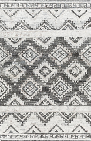 Alyssa AYS-2302 9' x 12' Handmade Rug AYS2302-912  Black, White, Light Slate, Medium Brown Surya