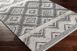 Alyssa AYS-2302 9' x 12' Handmade Rug AYS2302-912  Black, White, Light Slate, Medium Brown Surya