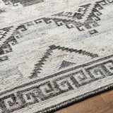 Alyssa AYS-2302 9' x 12' Handmade Rug AYS2302-912  Black, White, Light Slate, Medium Brown Surya