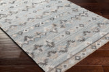 Alyssa AYS-2303 9' x 12' Handmade Rug AYS2303-912  Pale Blue, Medium Gray, White, Brown, Black, Blue Surya