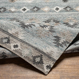 Alyssa AYS-2303 9' x 12' Handmade Rug AYS2303-912  Pale Blue, Medium Gray, White, Brown, Black, Blue Surya