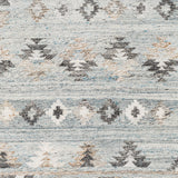 Alyssa AYS-2303 9' x 12' Handmade Rug AYS2303-912  Pale Blue, Medium Gray, White, Brown, Black, Blue Surya