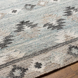 Alyssa AYS-2303 9' x 12' Handmade Rug AYS2303-912  Pale Blue, Medium Gray, White, Brown, Black, Blue Surya