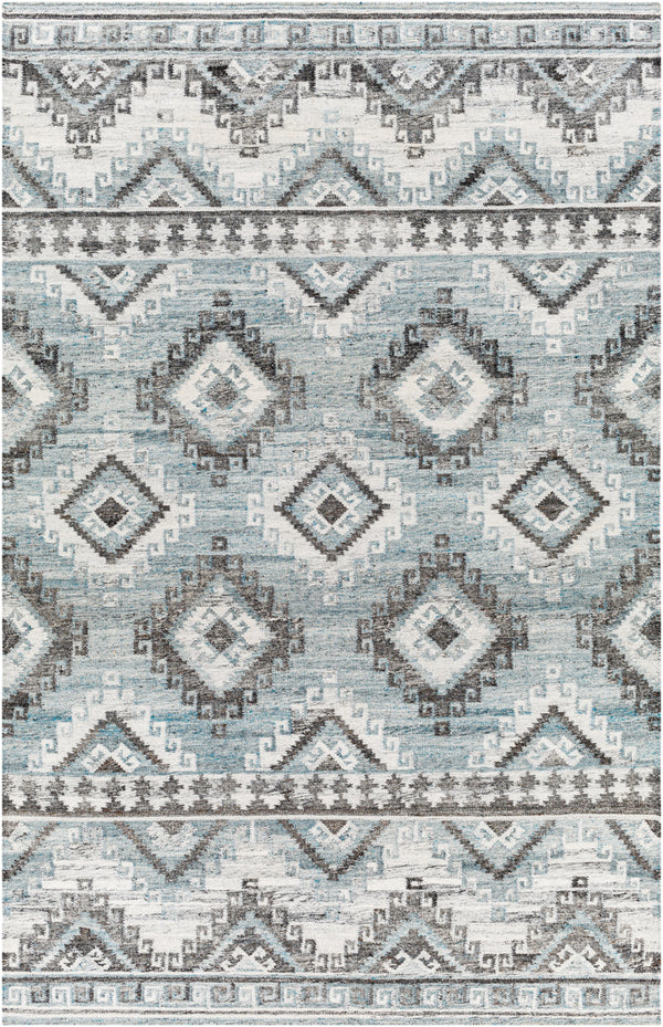 Alyssa AYS-2304 9' x 12' Handmade Rug AYS2304-912  Gray, Slate, Dark Brown, Ivory, Blue Surya