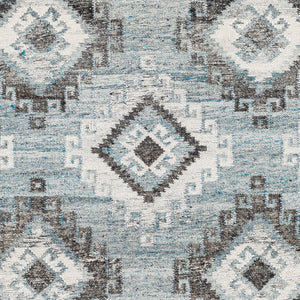 Surya Alyssa 2' X 3' Handmade Flatweave Rug - Rustic Recycled Pet Yarn, Durable, Easy To Clean Decor Piece Gray Recycled Pet Yarn Ays2304-23