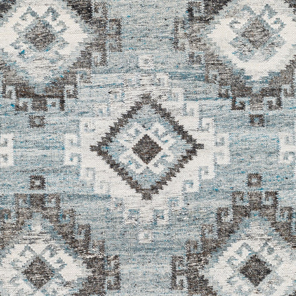 Surya Alyssa 2' X 3' Handmade Flatweave Rug - Rustic Recycled Pet Yarn, Durable, Easy To Clean Decor Piece Gray Recycled Pet Yarn Ays2304-23
