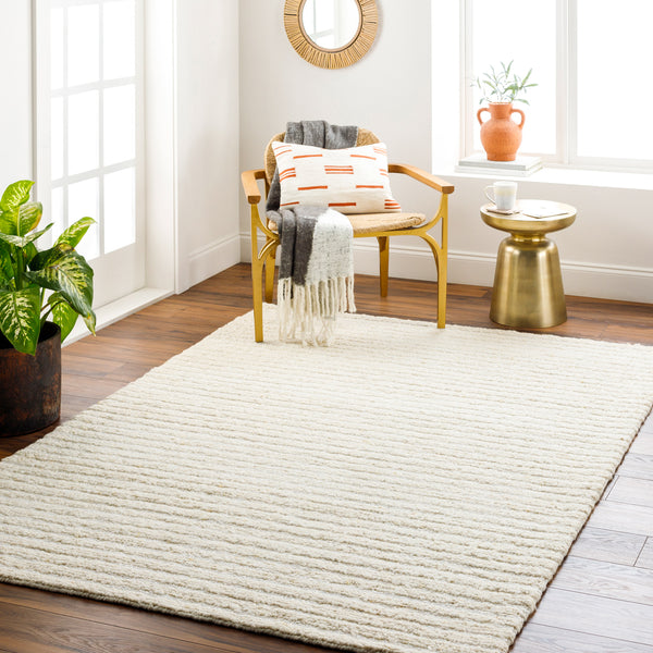 Anya AYY-2300 9' x 12' Handmade Rug AYY2300-912  Gray, Light Olive, Taupe, Off-White Surya