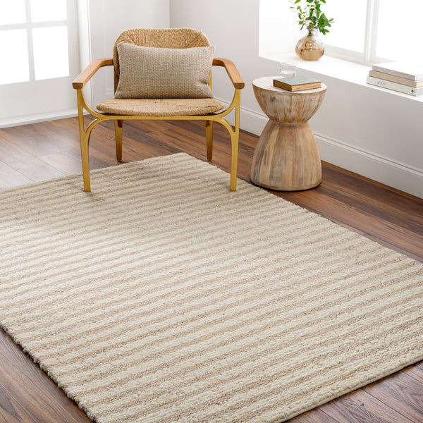 Anya AYY-2301 9' x 12' Handmade Rug AYY2301-912  Beige, Cream, Mustard Surya