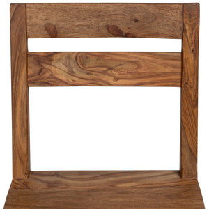 Porter Designs Porter Urban Solid Sheesham Wood Counter Height Dining Chairs, Set Of 2 – Eco-friendly Design! Natural Wood 07-117-11-1404