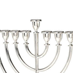 Lenox Reed and Barton Roseland Silver Menorah Metallic, NO COLOR METAL 896613