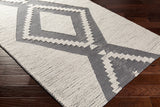 Azalea AZA-2300 8' x 10' Handmade Rug AZA2300-810  Black, Ivory Surya