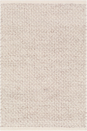 Surya Azalea 2' X 3' Eco-friendly Handmade Rug - Global Style, Unique Texture, And Cozy Home Accent Off,White Recycled Pet Yarn Aza2304-23