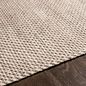 Surya Azalea 2' X 3' Eco-friendly Handmade Rug - Global Style, Unique Texture, And Cozy Home Accent Off,White Recycled Pet Yarn Aza2304-268