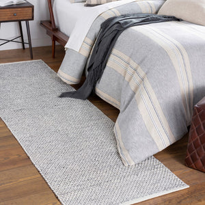 Surya Azalea 2' X 3' Eco-friendly Handmade Rug - Global Style, Unique Texture, And Cozy Home Accent Slate Recycled Pet Yarn Aza2305-268