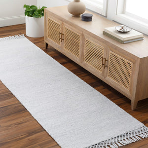 Surya Azalea 2' X 3' Eco-friendly Handmade Rug - Global Style, Unique Texture, And Cozy Home Accent Light Slate Recycled Pet Yarn Aza2307-268